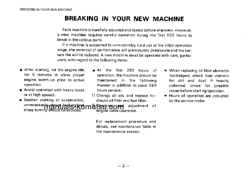 Protected: HD1400B-3(JPN) S/N 1005-UP Operation manual (English)