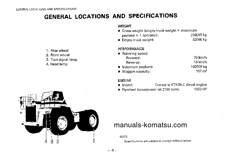 Protected: HD1400B-3(JPN) S/N 1005-UP Operation manual (English)
