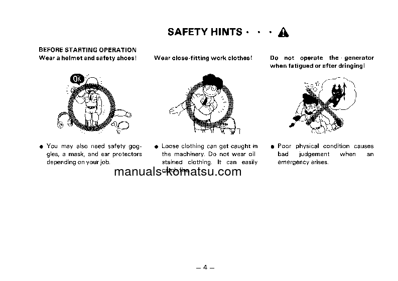 Protected: EG40-1(JPN) S/N 4001-UP Operation manual (English)