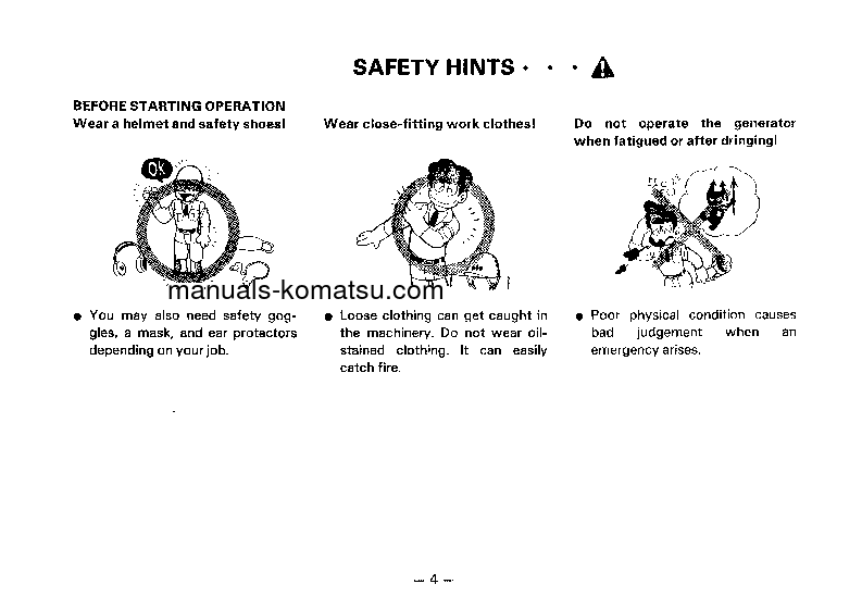Protected: EG125-2(JPN) S/N 4001-UP Operation manual (English)