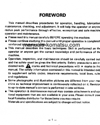 EG275-2(JPN) S/N 5001-UP Operation manual (English)