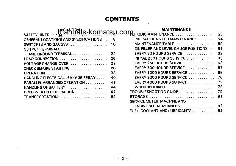 Protected: EG275-2(JPN) S/N 5001-UP Operation manual (English)