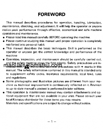 EG220B-2(JPN) S/N 6001-UP Operation manual (English)