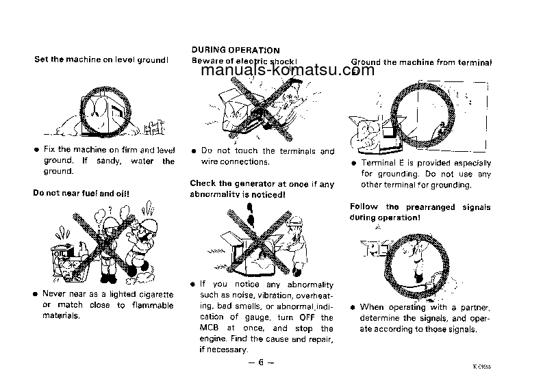 Protected: EG300-5(JPN) S/N 5001-UP Operation manual (English)