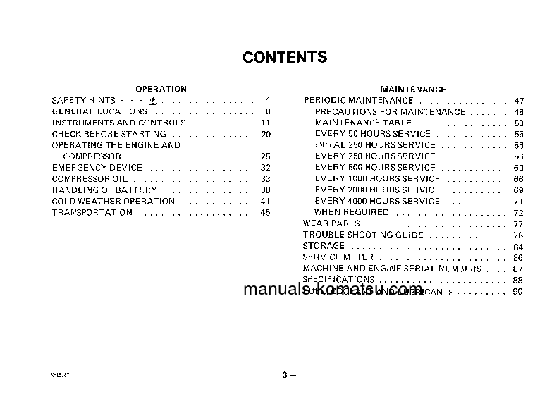 Protected: EC260Z-1(JPN) S/N 1015-UP Operation manual (English)