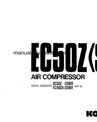 EC50Z-5(JPN) S/N 20001-UP Operation manual (English)
