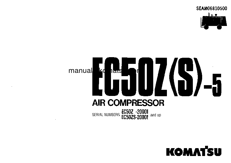 EC50ZSB-5(JPN) S/N 20001-UP Operation manual (English)
