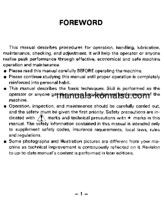EC50Z-5(JPN) S/N 20001-UP Operation manual (English)