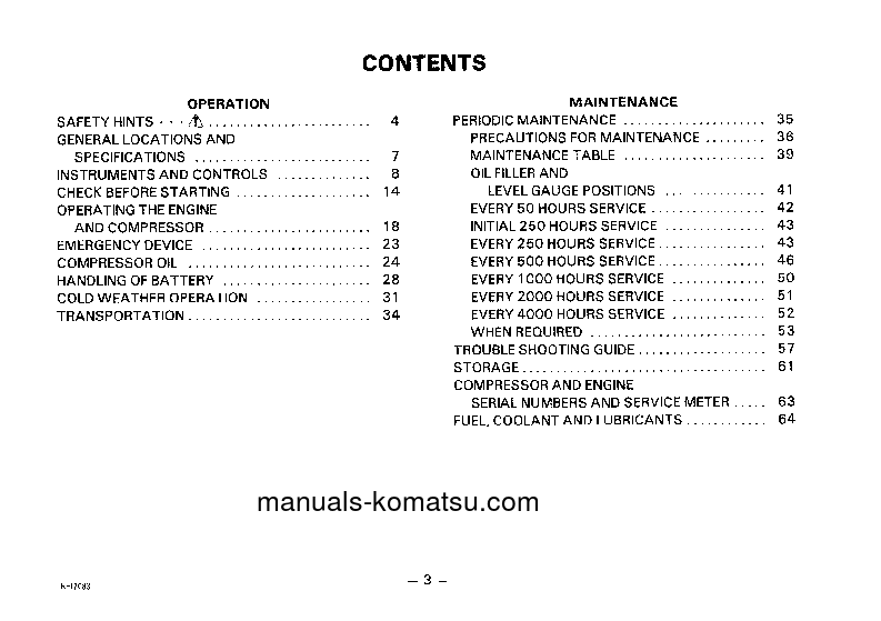 Protected: EC50ZSB-5(JPN) S/N 20001-UP Operation manual (English)