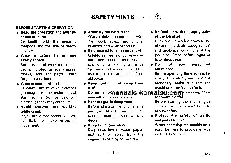 Protected: EC50ZSB-5(JPN) S/N 20001-UP Operation manual (English)