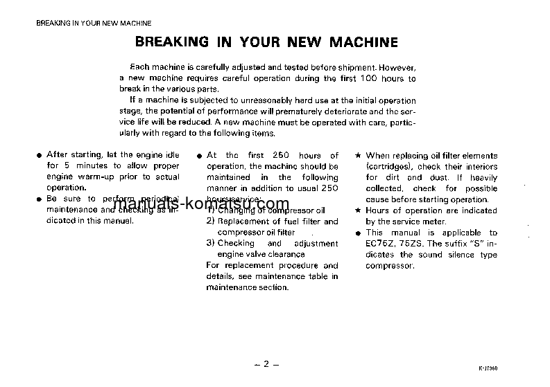 Protected: EC75Z-3(JPN) S/N 3001-UP Operation manual (English)