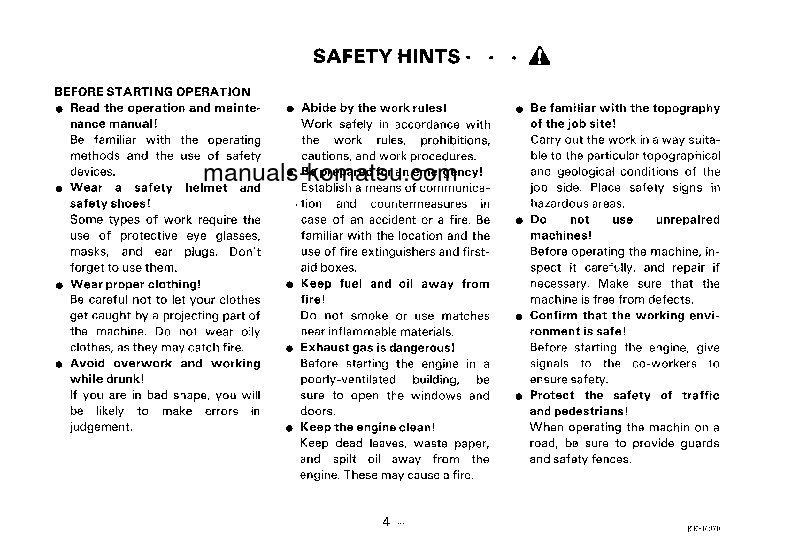 Protected: EC75Z-3(JPN) S/N 3001-UP Operation manual (English)