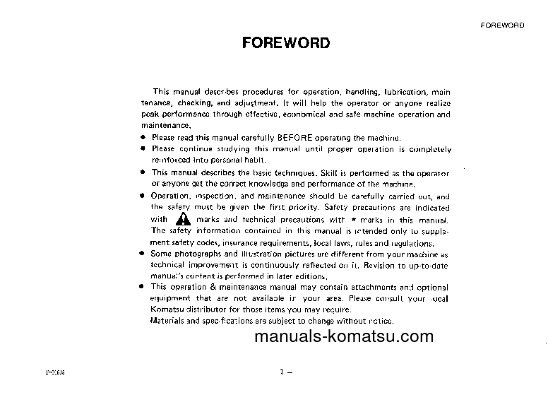 Protected: EC210Z-1(JPN) S/N 1494-UP Operation manual (English)