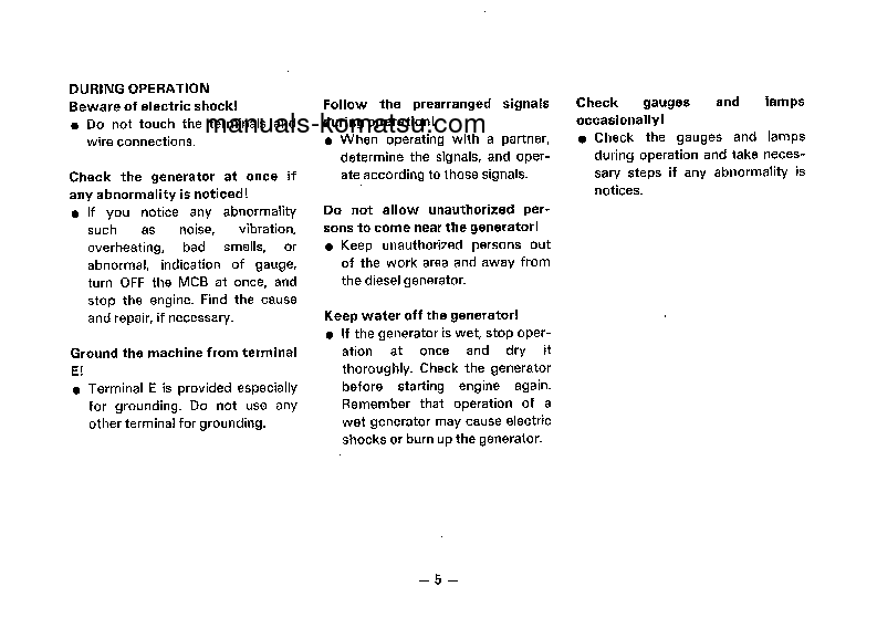 Protected: EG200-3(JPN) S/N 3322-UP Operation manual (English)
