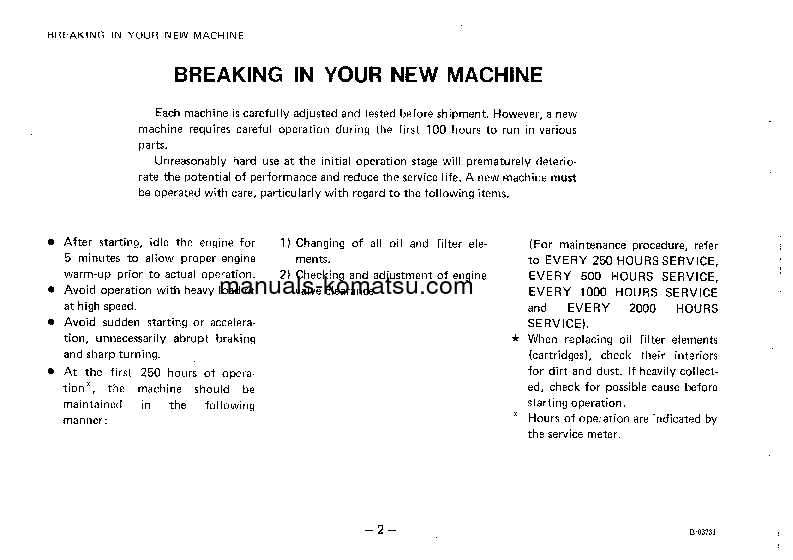 Protected: D20PL-5(JPN) S/N 50001-UP Operation manual (English)