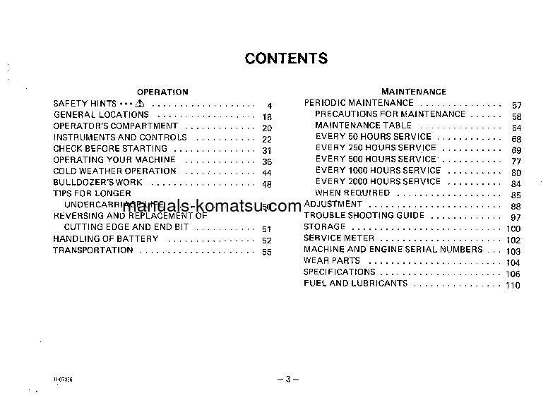 Protected: D20PL-5(JPN) S/N 50001-UP Operation manual (English)