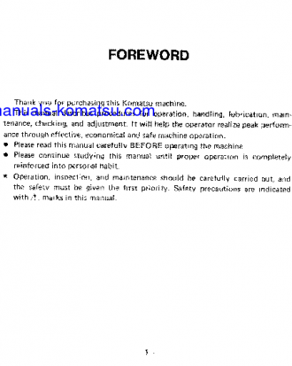 D21A-5(JPN) S/N 45005-50001 Operation manual (English)