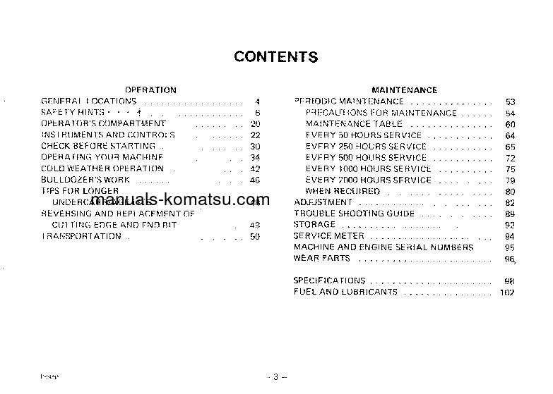 Protected: D21A-5(JPN) S/N 45005-50001 Operation manual (English)