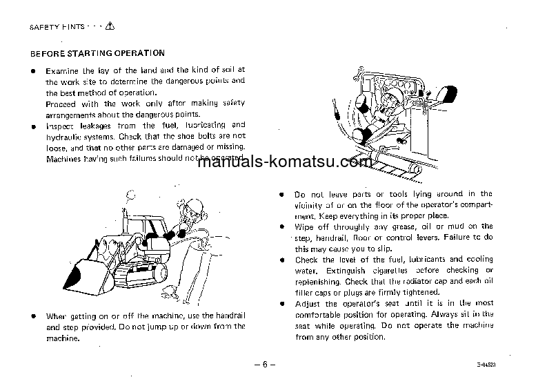 Protected: D50S-16(JPN) S/N 68001-UP Operation manual (English)