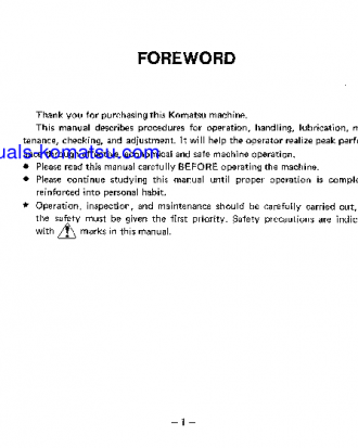 D53S-16(JPN) S/N 68001-UP Operation manual (English)