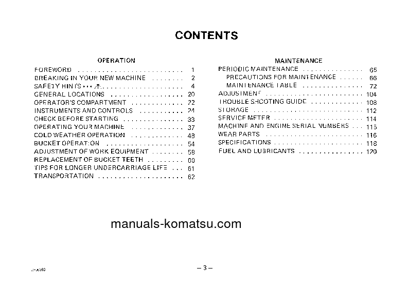 Protected: D53S-16(JPN) S/N 68001-UP Operation manual (English)