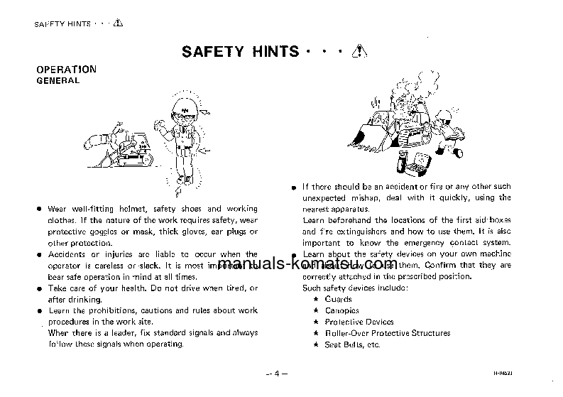 Protected: D60S-7(JPN) S/N 40001-UP Operation manual (English)