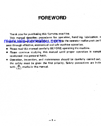 D65E-6(JPN) Operation manual (English)