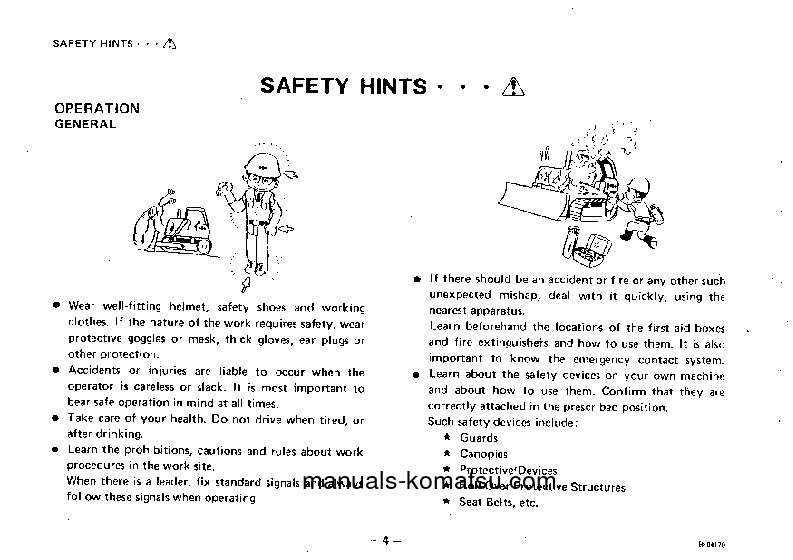 Protected: D65E-6(JPN) Operation manual (English)
