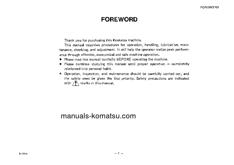 Protected: D75S-3(JPN) S/N 8951-10000 Operation manual (English)