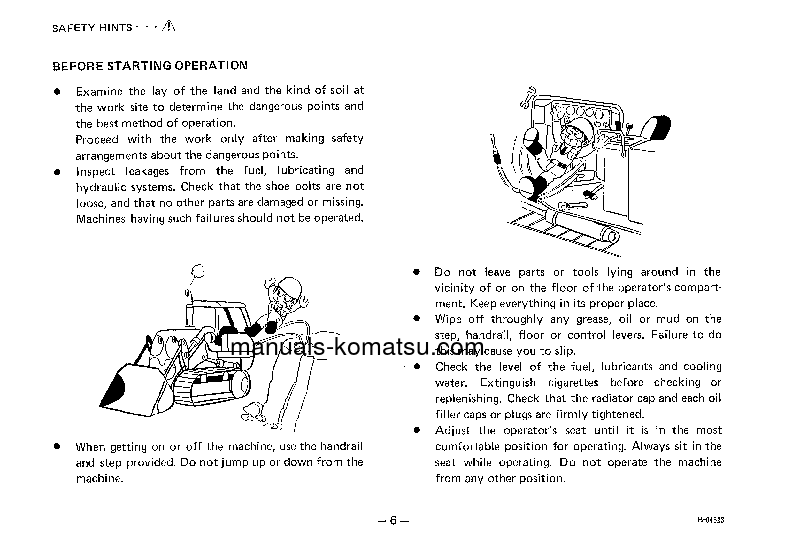 Protected: D75S-3(JPN) S/N 8951-10000 Operation manual (English)