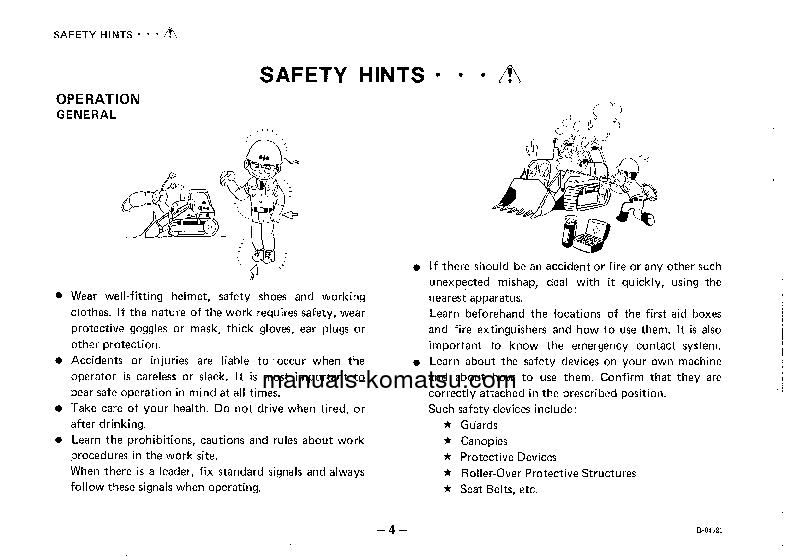Protected: D75S-3(JPN) S/N 10001-UP Operation manual (English)