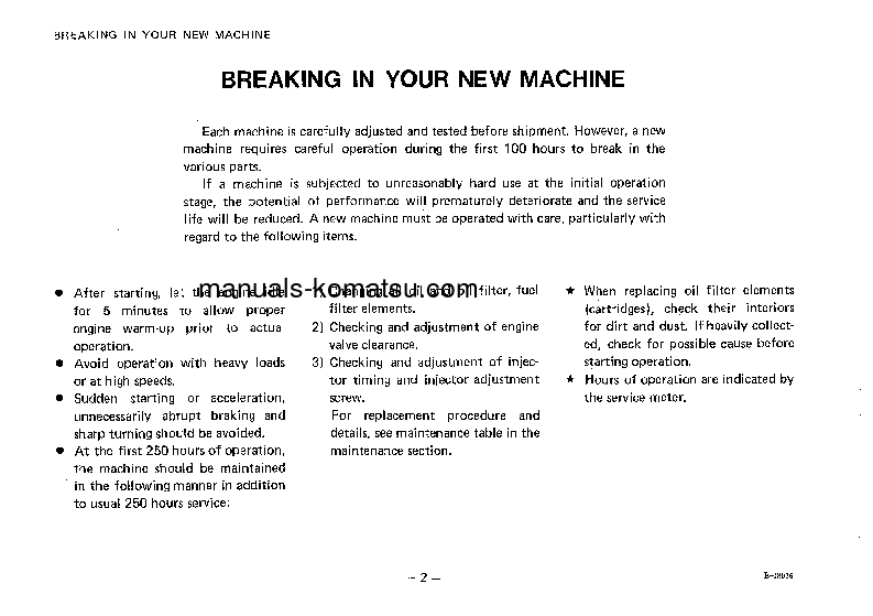 Protected: D65S-7(JPN) S/N 40001-UP Operation manual (English)