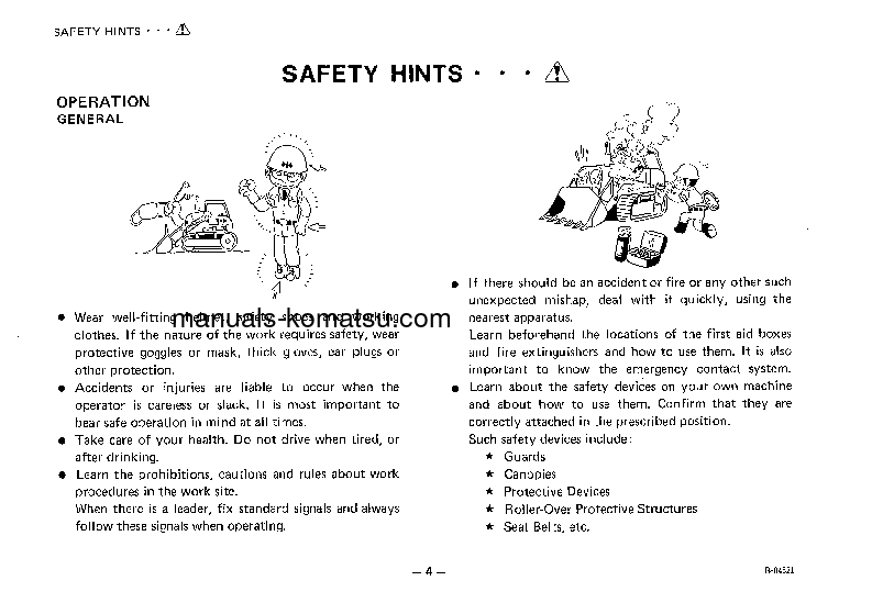 Protected: D65S-7(JPN) S/N 40001-UP Operation manual (English)
