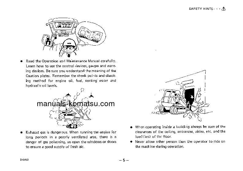 Protected: D65S-7(JPN) S/N 40001-UP Operation manual (English)
