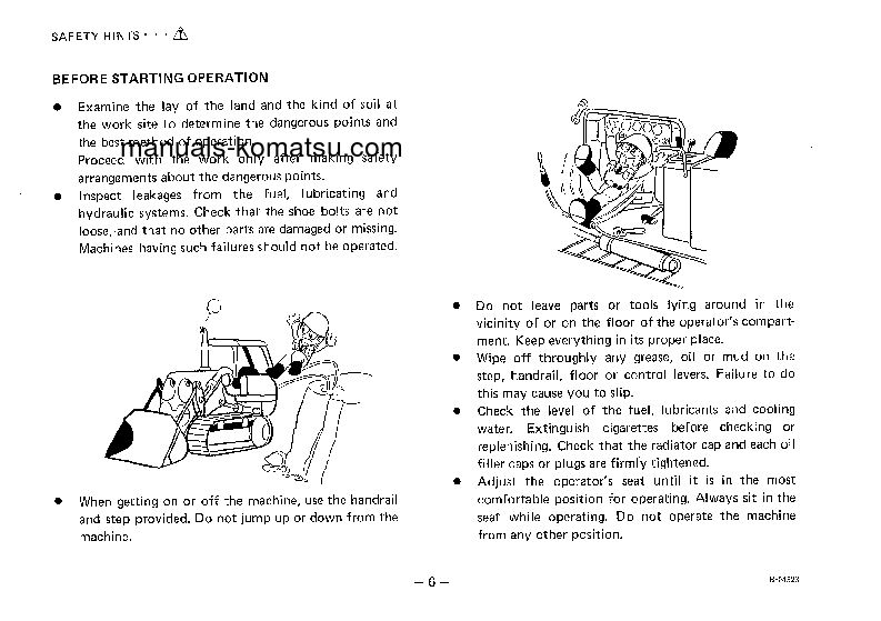 Protected: D65S-7(JPN) S/N 40001-UP Operation manual (English)