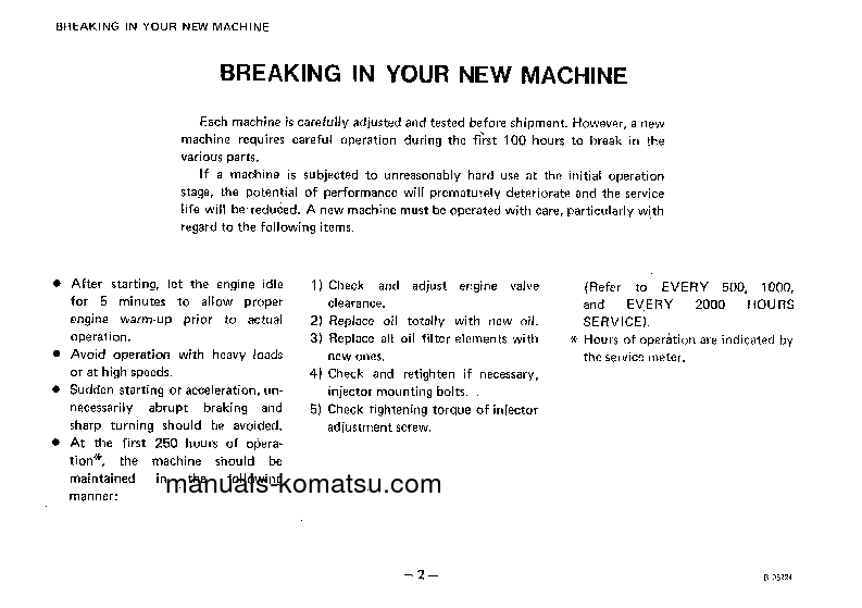 Protected: D95S-2(JPN) S/N 2001-UP Operation manual (English)