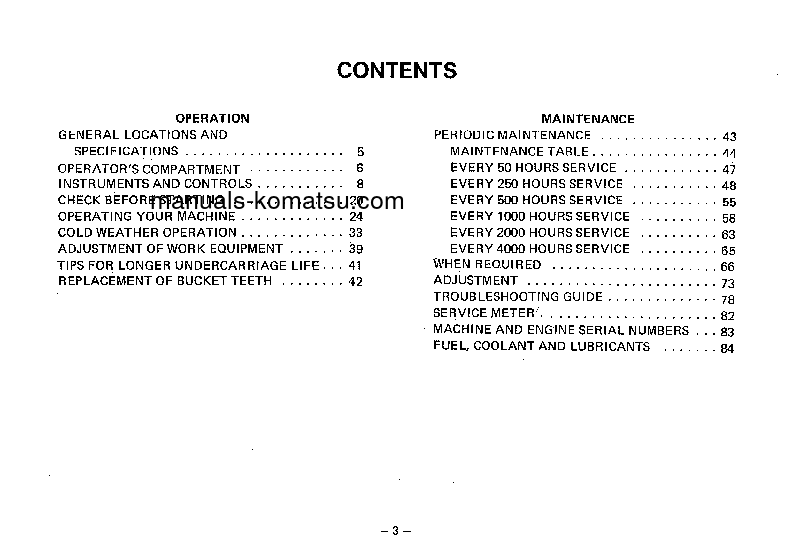 Protected: D95S-2(JPN) S/N 2001-UP Operation manual (English)