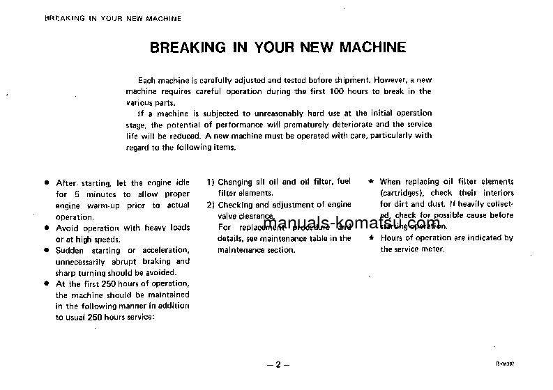 Protected: D155A-1(JPN) S/N 25001-UP Operation manual (English)