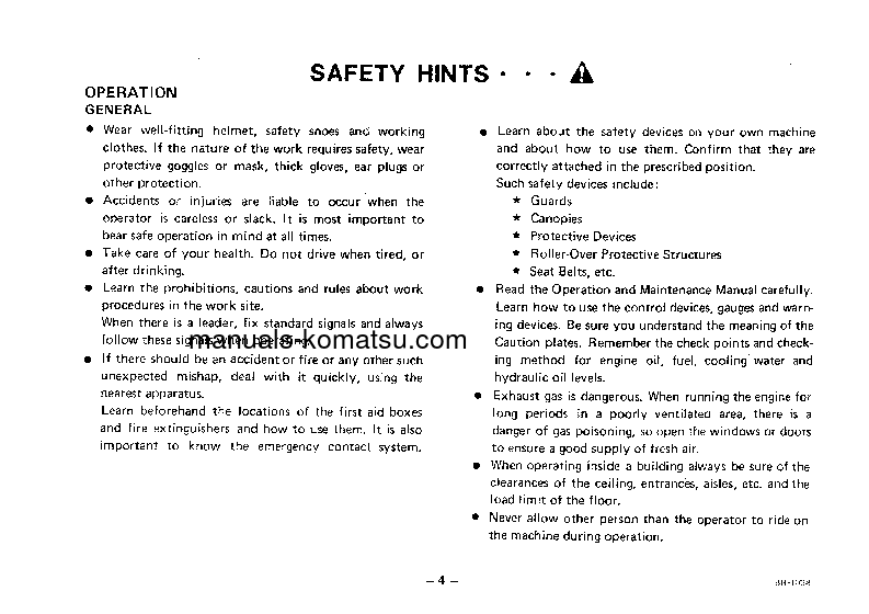 Protected: D355A-3(JPN)–50C DEGREE S/N 12799-UP Operation manual (English)