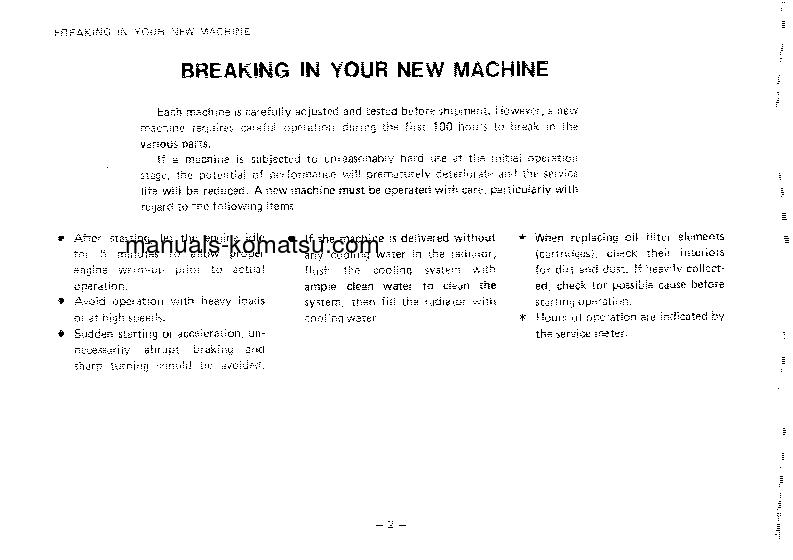 Protected: D355C-3(JPN) S/N 4001-5415 Operation manual (English)