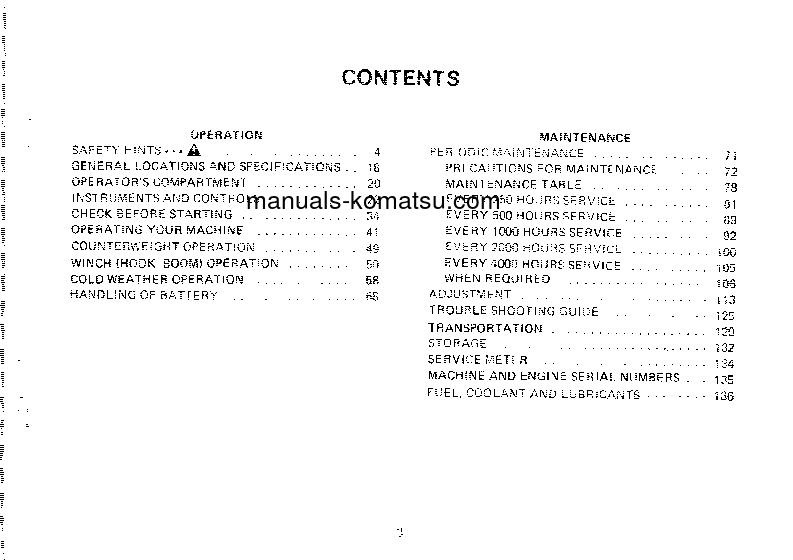 Protected: D355C-3(JPN) S/N 4001-5415 Operation manual (English)
