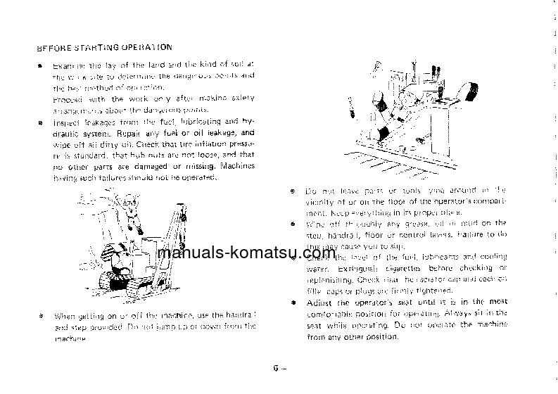 Protected: D355C-3(JPN) S/N 4001-5415 Operation manual (English)