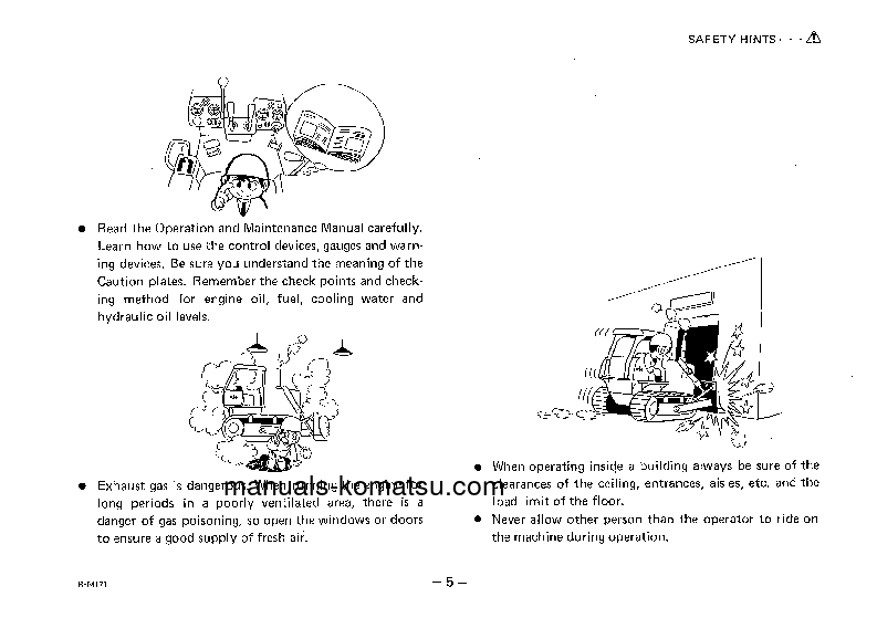 Protected: D455A-1(JPN) S/N 1501-UP Operation manual (English)