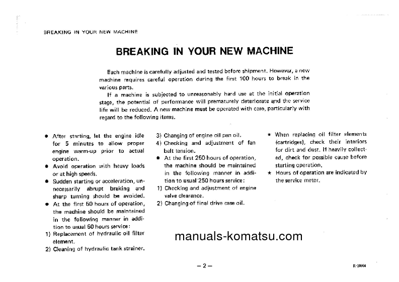 Protected: PC10-3(JPN) S/N 10001-UP Operation manual (English)