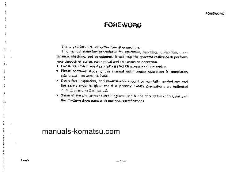 Protected: GD405A-1(JPN) S/N 50002-UP Operation manual (English)