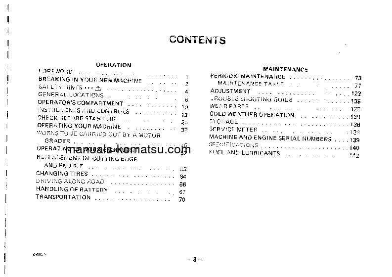 Protected: GD405A-1(JPN) S/N 50002-UP Operation manual (English)