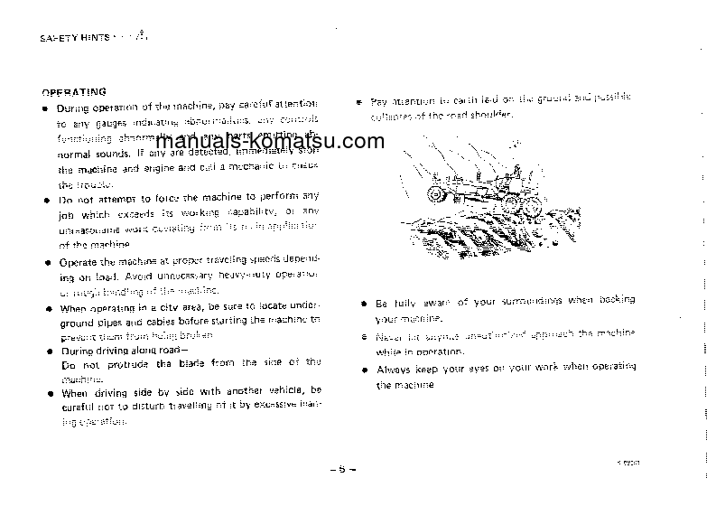 Protected: GD405A-1(JPN) S/N 50002-UP Operation manual (English)