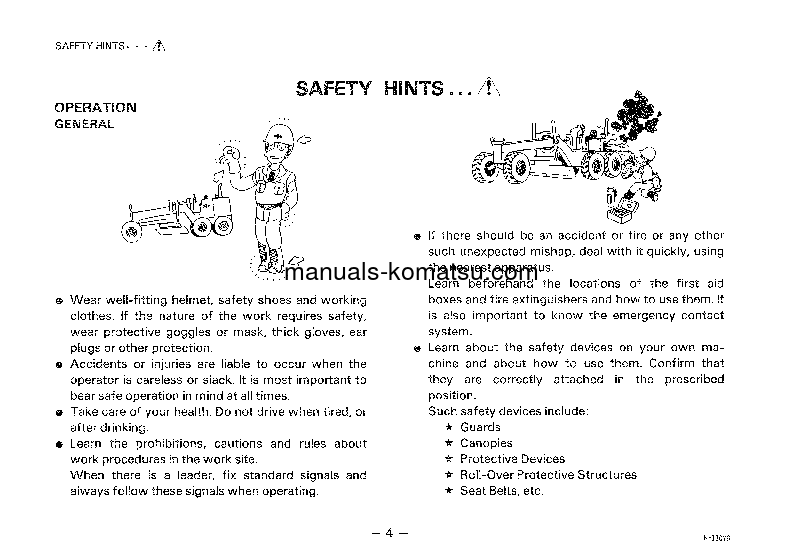 Protected: GD705A-3(JPN) S/N 10002-30000 Operation manual (English)