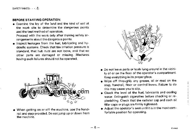 Protected: GD705A-3(JPN) S/N 30001-UP Operation manual (English)