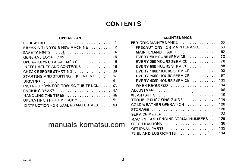 Protected: HD180-4(JPN) S/N 1424-UP Operation manual (English)